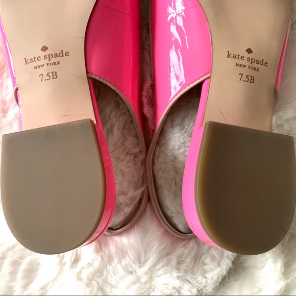 Kate Spade Pink Antibes Slingback Patent Flats - Picture 9 of 9